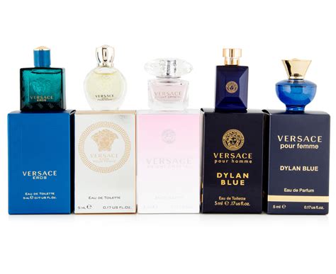 versace mini perfumes|versace 5 piece mini set.